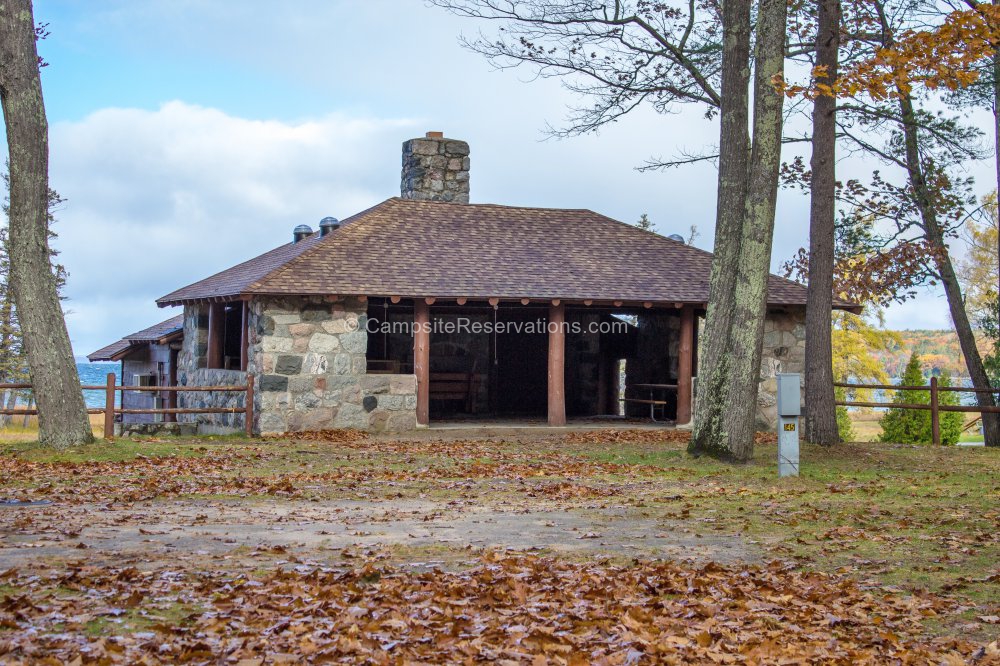 Burt Lake State Park Campground at Burt Lake State Park, Michigan, United States